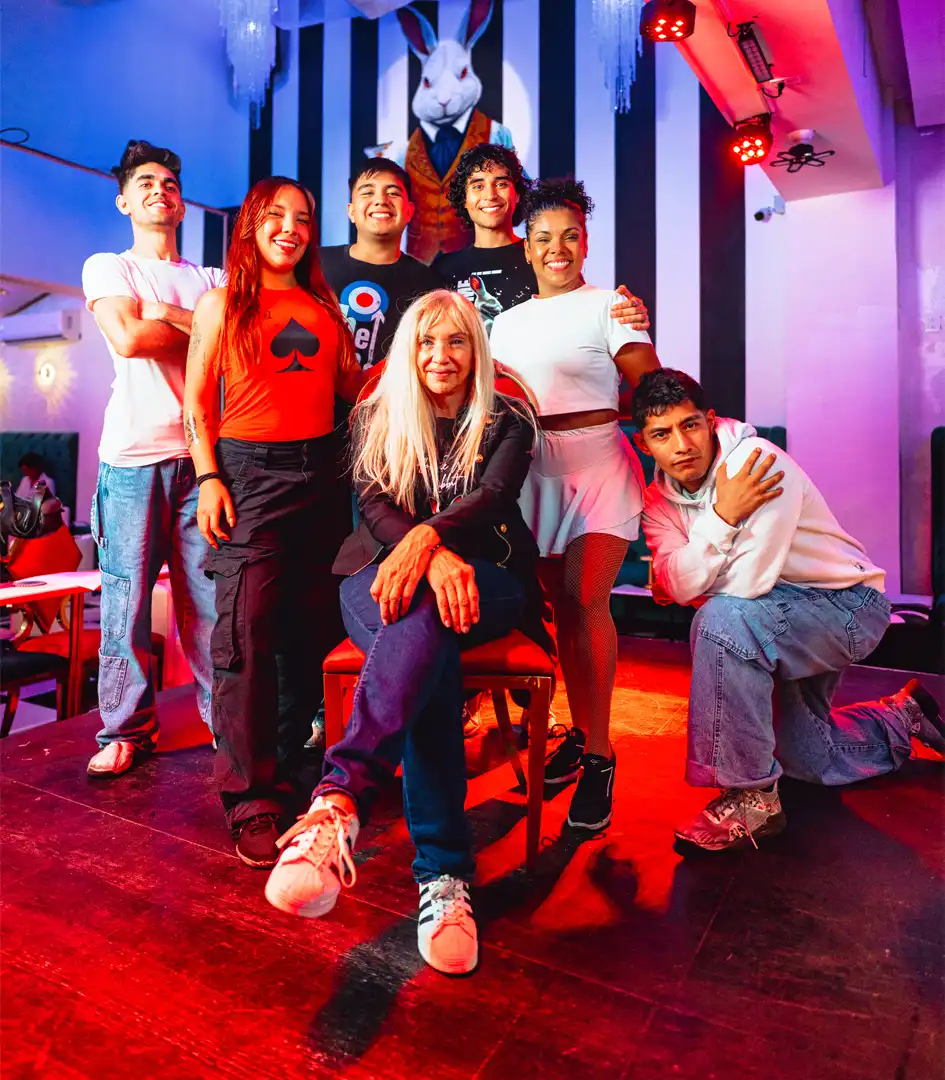 The talented team of dancers from White Rabbit Lie in Puerto Vallarta